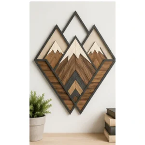 Personalized Layered Wood Wall Art product view — BEINPRINT product photo